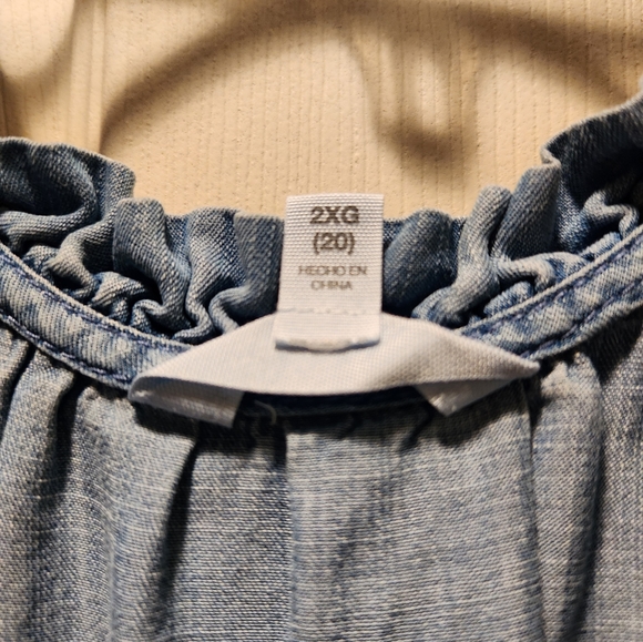 Denim top - Picture 2 of 2